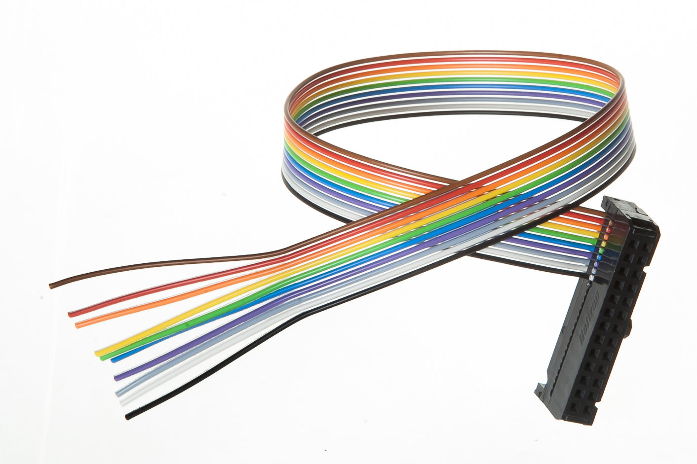 Cable plano arcoíris IDC26-10-144300T104