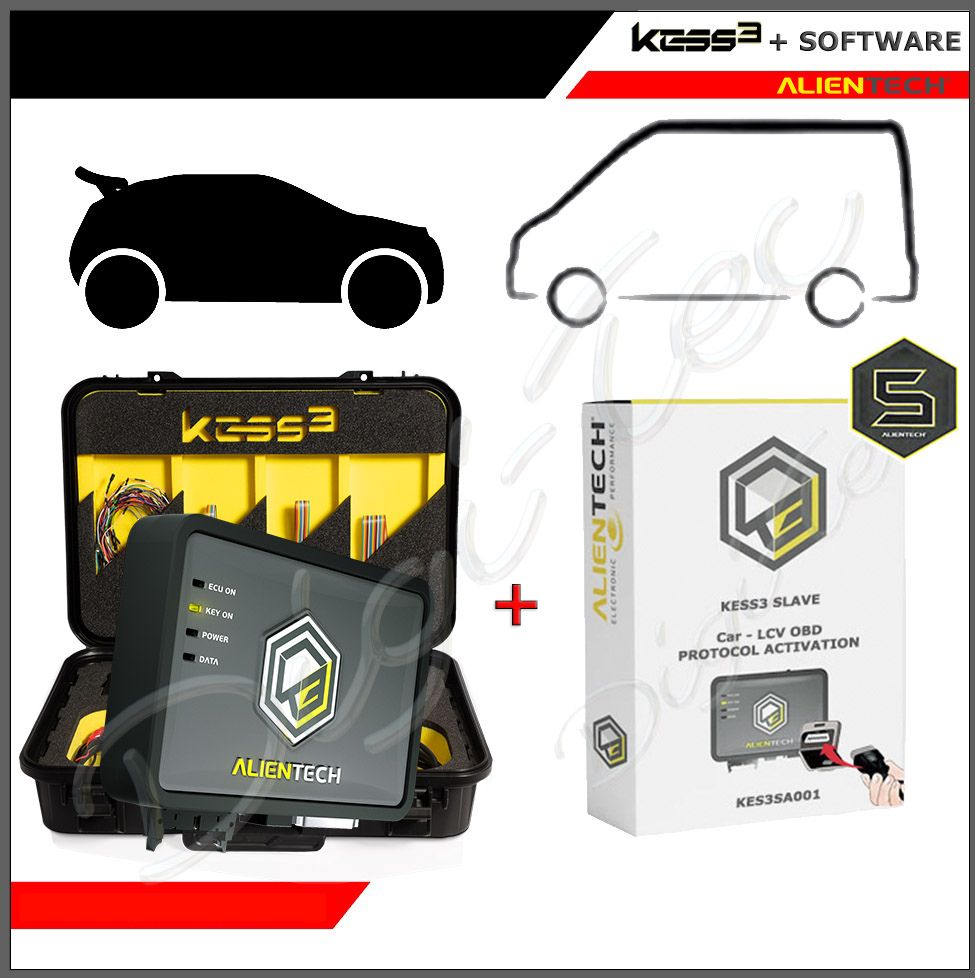 Kit Kess3 Slave OBD con software automóviles