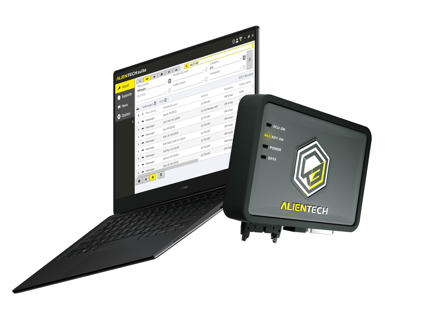 Activación protocolos OBD / BOOT / BENCH Camión & Tractor Kess3 Master Alientech - KESS3MA003+KESS3MA007 - alientech - america